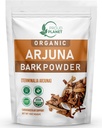 Orgánica Arjuna Bark Powder ¦ Terminalia Arjuna ← Ayurvedic Heart Health Powder Silencio USDA Certified by Proud Planet (16 Ounce)
