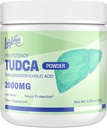 TUDCA Powder Liver Support Supplement – 2000mg High Absorption Liver Detox &amp; Repair Support with Milk Thistle,Artichoke,Bile Salts,Ox Bile,Herbal Blend– 30 Servings, Non-GMO