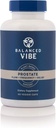 Balanced Vibe Prostate Support Suplemento para Hombres TENIDO Fórmula orgánica de base vegetal con Saw Palmetto, Pygeum " Beta-Sitosterol ANTE Soporta Flow " Comfort, Day and Night TEN 90 Vegan Capsules