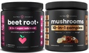 NutraChamps Beet Root+ Powder &amp; Mushroom Powder: Ultimate Brain, Gut & Body Boost