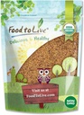 Alimentos para Vivir - Semillas de propagación de Alfalfa orgánica, 8 onzas No GMO, Kosher, Sproutable, Raw