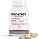 Penetrex Suplemento Glycinate de Magnesio clínicamente estudiado para Soporte Conjunto, Muscle & Nerve - Confort en 5 días con extracto de Boswellia Serrata, Vitamina D, B, C (60 Cuenta - 1 Mes de Suministro)