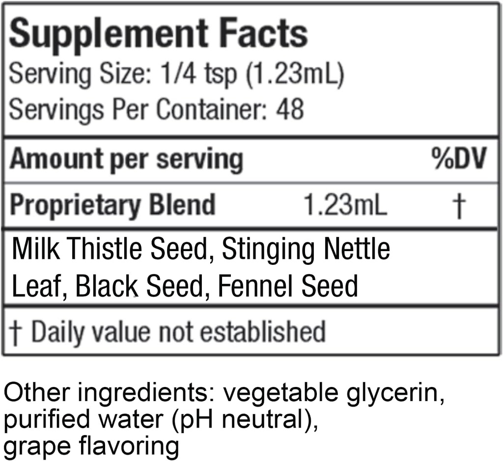 Suplemento de lactancia de Leche de Mama Láctea – 2oz Tincture Breastfeeding Support to Increase Milk Supply – Herbal Milk Supply Supplements with Milk Thistle, Black Seed