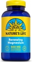 Natures Life Renewing Magnesium 500 mg - Citrate, Malate, Oxide Plus Vitamina B-6 - Muscles and Nerves Support - Lab Verified (250 Servings, 250 VegCaps)