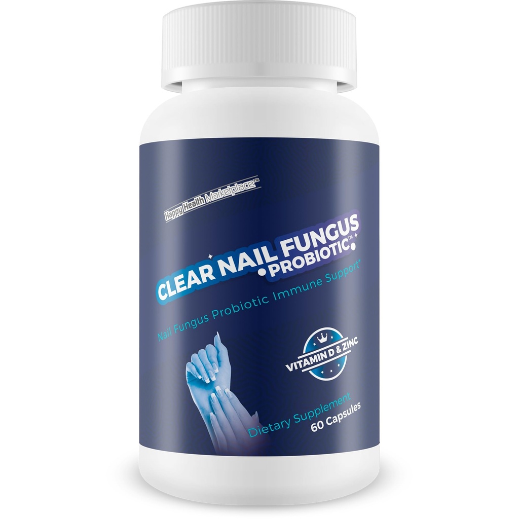 Clear Nail Fungus Probiotic - Las mejores píldoras de tratamiento de hongos naturales para la eliminación de toenail y hongos de uñas