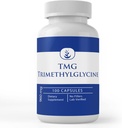 Ingredientes originales puros TMG Trimetilglicina (Betaine Anhydrous), (100 capsules) Siempre puros, sin aditivos ni rifles, Lab Verified