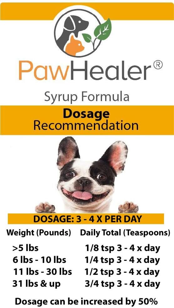 PawHealer® Dog Cough Remedy-Hound Honey Syrup (Phlegm-Heat) - for Loud, Honking Coughs - 5 fl oz ...