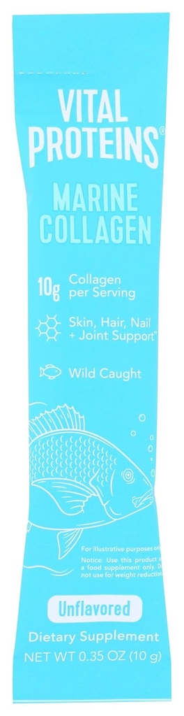 Proteínas Vitales Collagen Marino Desflavorado Sgl, 0,35 Oz