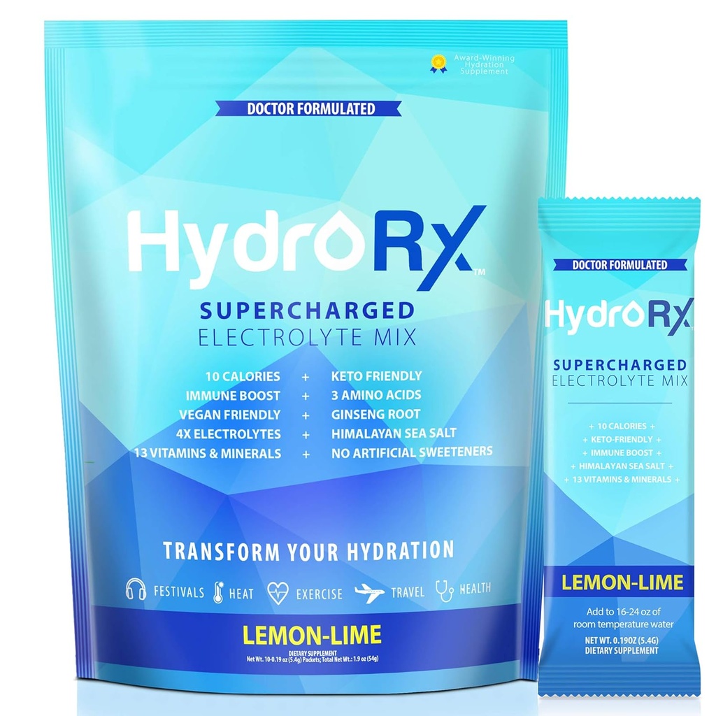 Soporte inmunitario, Vitamina C &amp; Zinc Suplemento Multiplicador de hidratación con paquetes de polvo de hidratación Keto, su perfecto en los paquetes de electrolitos Go, Keto Electrolytes