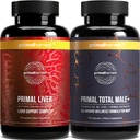 Primal Harvest Liver &amp; Mens Multivitamin Suplementos para Mujeres y Hombres, Bundle