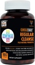 Clinical Daily Regular Cleanse Plus Natural Probiotic - Colon Cleanse & Gut Detox Supplement - Assists with Energy and Constipation Relief - Herbal Dietary Fiber Psyllium Husk Capsules - 180 Count