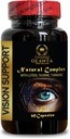 Complejo de soporte de visión - Soporte Visión de afeitado, antioxidantes Suplemento de ojos, cardo de leche orgánico, suplemento de Taurina para ojos, vitaminas para la salud macular - 1 botella