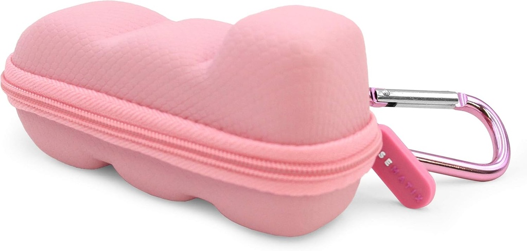 CASEMATIX Pink Asthma Inhaler Travel Case, Incluye sólo caso