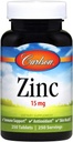 Carlson Labs Zinc, 15mg, 250 Tablets