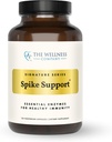 The Wellness Company Spike Support - Detox, Immune Health, Blood Flow, Anti-Clotting - Nattokinase, Dandelion Root, & Black Sativa peru 120ct (2 Month Supply)