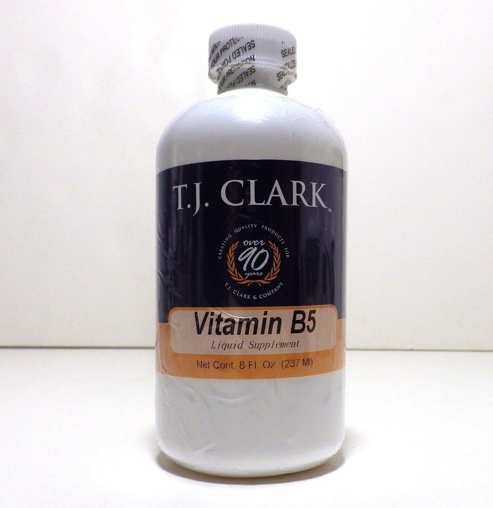 Vitamina B5 d-Calcium Pantothenate 50mg- 8oz Liquid