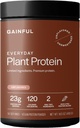 Gainful Everyday Plant Protein Powder, 23g Plant Protein per Serving, Unflavored, Supports Strength, Recovery, and Balanced Nutrition, Vegan, Gut Friendly, No Artificial Ingredients, 14 Servings