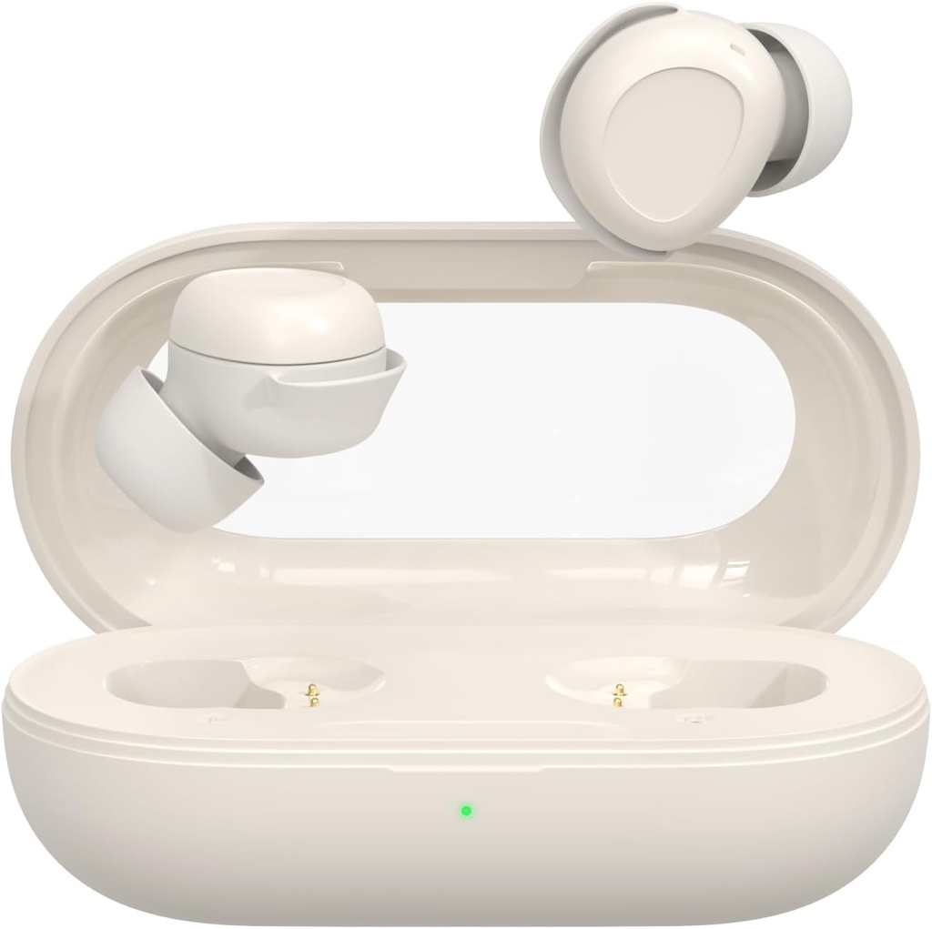 Auriculares para dormir, Auriculares inalámbricos para el sueño lateral, Ultra-Thin Bluetooth 5.4 Auriculares, Árbudos cómodos invisibles (White)