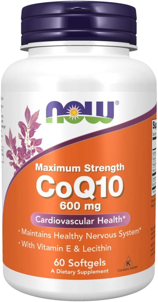 AHORA CoQ10 Co-Enzyme Q10 600 mg - 60 Softgels