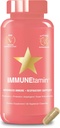 HAIRtamin IMMUNEtamin Immunity Booster Capsules with Respiratory Support Silencio Natural Immune Support Suplemento " Antioxidante ← Daily Multivitamin w/Elderberry, Vitamina C, Zinc, Vitamina D3
