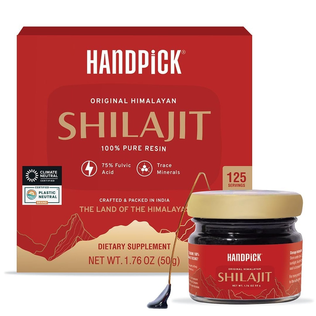 Pure Himalayan Shilajit Resin Packed in Resealable Ziplock Pouch