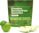 Creatine Gummies 5g Monohydrate + Taurine & B12 - Sugar-Free, Vegan, Gluten-Free - Green Apple - 120 Count (30 Servings) for Strength, Energy & Focus