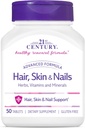 21th Century Hair, Skin and Nails Advanced Formula Caplets, 50 Conde