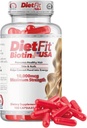 DIETFIT ← Biotin 100 Capsules ← Radiant Hair, Skin y Nails Fórmula tóxica Energizante Nutrient Blend ← Avanzado Belleza Soporte ← Fácil uso diario Ø Suplementos de fitness