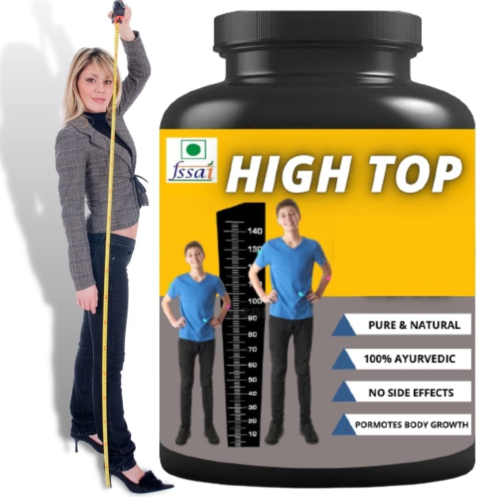 Sheltr High Top | Height Increasing Height Growth & Height Gain | Capsule | ayurvedic Medicine (Pack of 1)