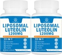 1200MG Liposomal Luteolina Suplemento - Absorción Máxima, Boosto Antioxidante para el cerebro 120 cápsulas