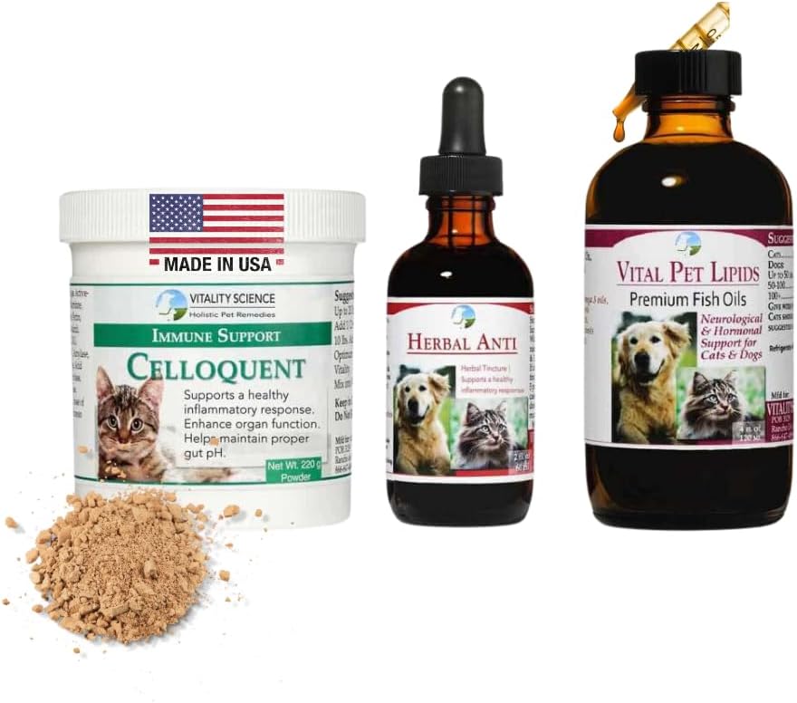 Vitality Science Advanced Immune Restoration Supplements for Cats | Intense Regeneration Protocol | Helps with Pain Relief (Small)