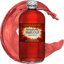 Verdadero Suplemento dietético de oro frío - 500 mL (16.9 Fl Oz) en botella de vidrio transparente