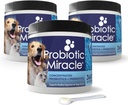 Milagro Probiótico NUSENTIA para Perros y Gatos (3 Bundle) Ahorre $13. Eliminar Diarrea, Estreñimiento, Taburete, Levadura y Más. Hecho en EE.UU. GMP certificado