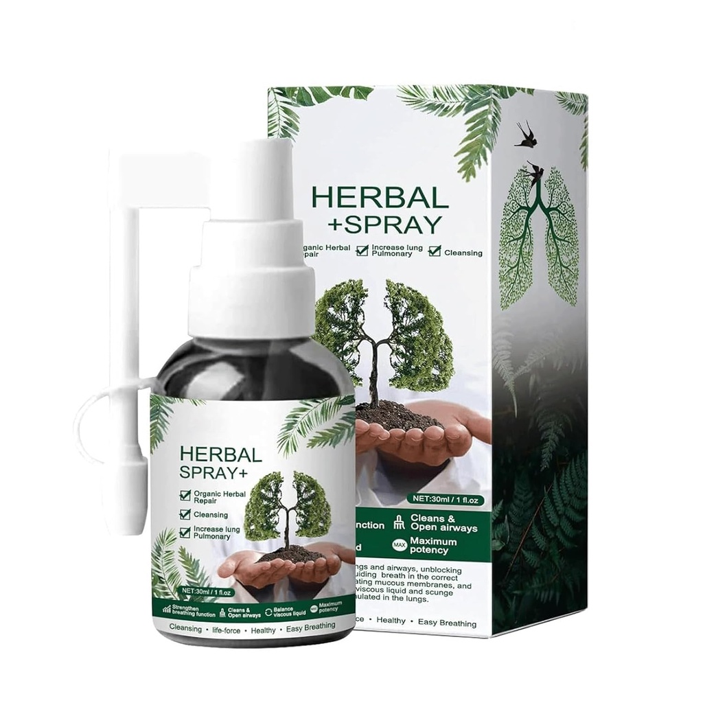 Herbal Lung Cleansing Spray,respinature,googeer Herbal Lung,El mejor Respinature Herbal Lung Cleanse Mist,Respi Nature Herbal Lung Cleanse Mist (1PCS)