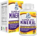 Suplemento multimineral de 2 meses (libre de hierro) Multiminerals naturales ← Suplementos minerales multifunción de alta potencia (15 en-1) Minerales degradados Fórmula  durable Complejo Mineral ← 60-Day Bulk Supply Ø 120 Tablets