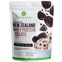 Antler Farms - 100% Grass Fed New Zealand Whey Protein Isolate, Cookies &amp; Cream Flavor, 2 libras - Puro y Limpio, 5 ingredientes, procesado frío