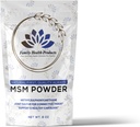 MSM Powder (MethylSulfonylMethane) Bulk Powders Pure MSM Powder Support Peluquerías de piel, Flexibilidad, Detoxifica, Acelera Energía, 2lb 1 Pack