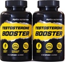 Booster de testosterona - Suplemento de testosterona para hombres - Male Enhancing Pills for Muscle Growth, Libido, Stamina, Strength - Tongkat Ali Muscle Builder Workout Suplemento - Total T Test Boost - 2 PACK