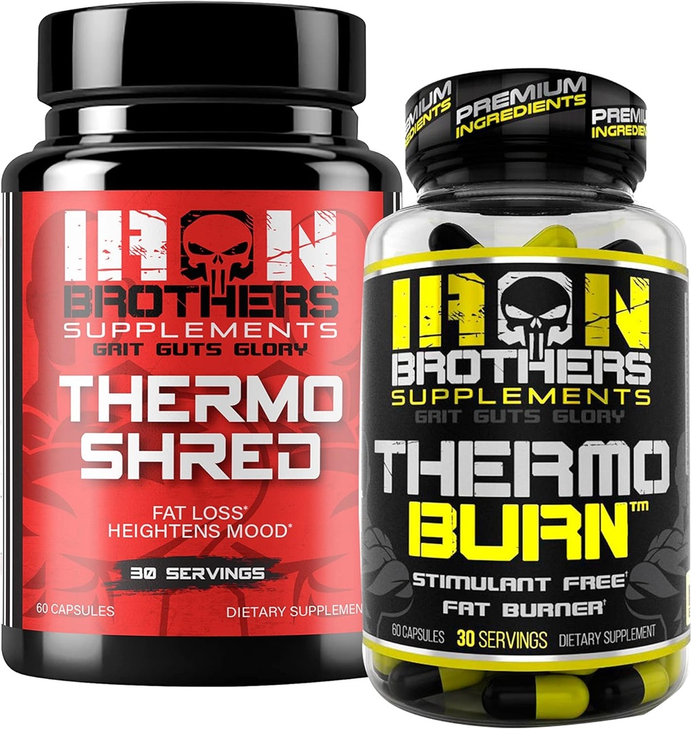 Thermogenic Fat Burners &amp; Stimulant Free Fat Burner Bundle para Hombres/Mujeres ← Strong Appetite Suppressant for Weight Loss Management ← Metabolism Booster ← Belly Fat Burner Silencioso