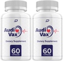 AudiVax Max Ear Support Capsules - AudiVax Ear Health Supplement, Promote Inner Ear &amp; Middle Ear Health with Improved Flow - Audivax for Hearing Loss &amp; Ear Ring Reviews (2 Pack - 120 cápsulas)