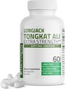 Bronson Longjack Tongkat Ali Extra Strength, 60 cápsulas vegetarianas