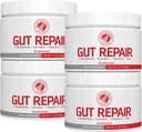 Plata Fern Gut Reparación - Suplemento de Salud Digestivo Polvo L-Glutamina, Curcumin, Zinc, Ascorbic Acid Blend
