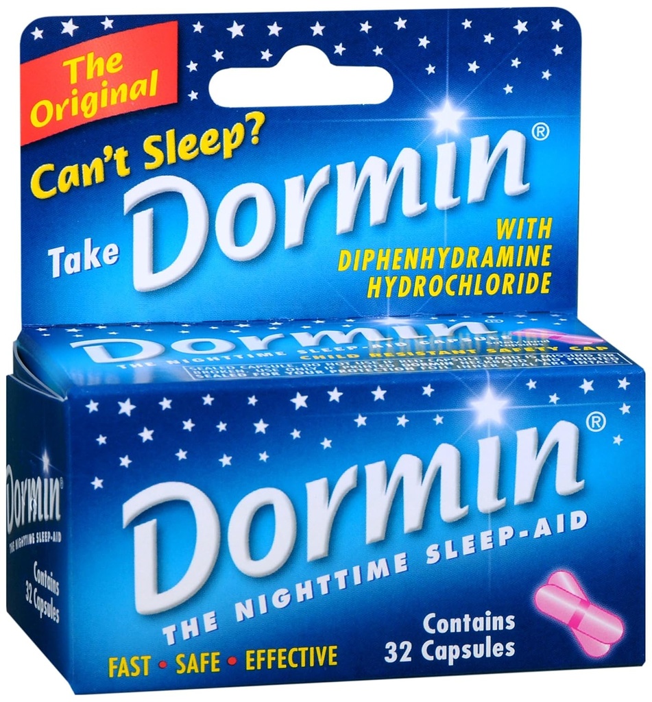 Dormin Nighttime Sleep Aid, 32 Capsules