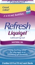 Refresh Liquigel Lubricant Eye Gel, 2 Botellas 0.5 Fl Oz (15mL) Cada Sterile (30mL)