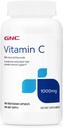 Suplemento GNC de vitamina C 1000mg, proporciona soporte de inmuno, 180 servicios