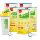 Almased | High Protein Shakes | Meal Replacement Shake | Meal Replacement Powder for Weight Loss with Shaker Bottle (Vanilla Flavor, 5 Cans of 17.6 oz + Scoop)