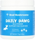 Reales Setas enteras de la salud del perro – Funal Mushroom Blend for Dogs with Lion’s Mane, Cordyceps, Turquía Tail, Reishi, Shiitake para el bienestar general de los perros – 2.65 oz Powder Suplemento