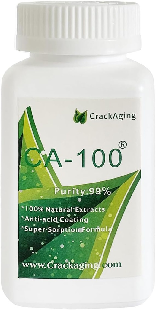 Crackaging CA-100-100% Natural Super-Absorption Cycloastragenol 10mg 15caps Longevity Classic Anti-Aging reactivar " DNA Cell Telomerase sometida Telomere Supplements