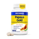 Enzymedica Papaya Gold, Advanced Digestive Enzymes with Natural Organic Papaya & Chlorophyll for Comprehensive Digestion Support, High Potency Bromelain & Papain, Vegan, Mint, 60 Chewable Tablets