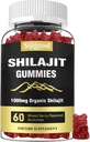 Shilajit Gummies with 85+ Trace Minerals Supplement, Shilajit for Men & Mujer - 60 mixed Berry Flavored Gummies